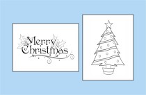 Κάρτες Χριστουγέννων Μονόφυλλες 14x10,5