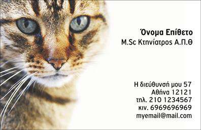 Επαγγελματικές κάρτες - Κτηνίατροι - Κωδικός:101816