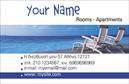 Επαγγελματικές κάρτες - Τουρισμός Ξενοδοχεία Ενοικιαζόμενα Δωμάτια - Κωδικός:100101