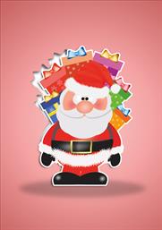 Χριστουγεννιάτικες κάρτες 17x12 Δίπτυχες - Κωδικός:136927-88