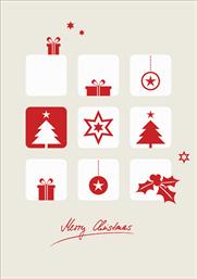 Χριστουγεννιάτικες κάρτες 17x12 Δίπτυχες - Κωδικός:136947-7