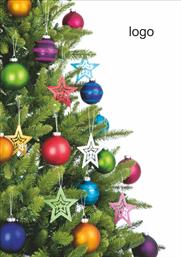 Χριστουγεννιάτικες κάρτες 17x12 Δίπτυχες - Κωδικός:136952-64