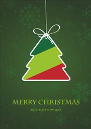 Χριστουγεννιάτικες κάρτες 17x12 Δίπτυχες - Κωδικός:137223-16