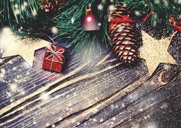 Χριστουγεννιάτικες κάρτες 17x12 Δίπτυχες - Κωδικός:137242-141
