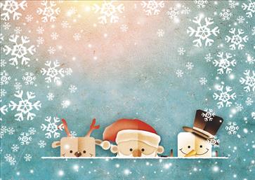 Χριστουγεννιάτικες κάρτες 17x12 Δίπτυχες - Κωδικός:137256-129