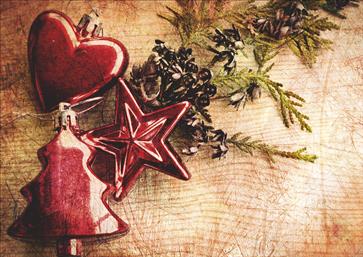 Χριστουγεννιάτικες κάρτες 17x12 Δίπτυχες - Κωδικός:137269-117