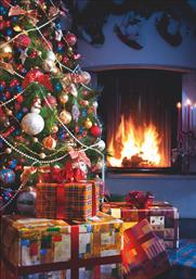 Χριστουγεννιάτικες κάρτες 17x12 Δίπτυχες - Κωδικός:137284-103