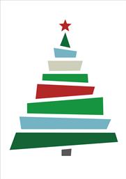 Χριστουγεννιάτικες κάρτες 17x12 Δίπτυχες - Κωδικός:137286-101