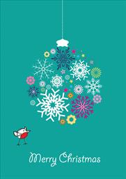 Χριστουγεννιάτικες κάρτες 17x12 Μονόφυλλες - Κωδικός:136337-25