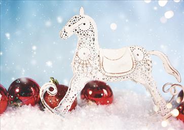 Χριστουγεννιάτικες κάρτες 17x12 Μονόφυλλες - Κωδικός:136449-147