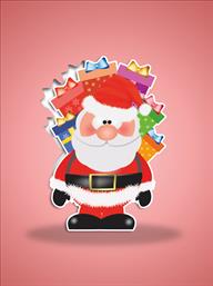 Χριστουγεννιάτικες κάρτες 14x10.5 Δίπτυχες - Κωδικός:137291-101