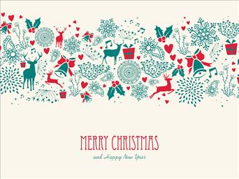 Χριστουγεννιάτικες κάρτες 14x10.5 Δίπτυχες - Κωδικός:137533-321