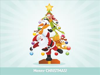 Χριστουγεννιάτικες κάρτες 14x10.5 Δίπτυχες - Κωδικός:137635-413