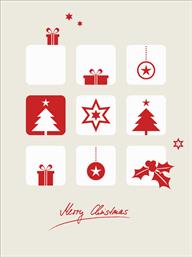 Χριστουγεννιάτικες κάρτες 14x10.5 Δίπτυχες - Κωδικός:137690-9