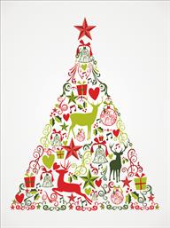 Χριστουγεννιάτικες κάρτες 14x10.5 Δίπτυχες - Κωδικός:137695-94