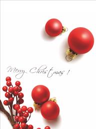 Χριστουγεννιάτικες κάρτες 14x10.5 Μονόφυλλες - Κωδικός:136524-79