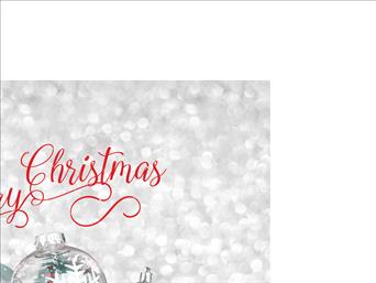 Χριστουγεννιάτικες κάρτες 14x10.5 Μονόφυλλες - Κωδικός:136846-160