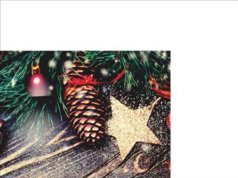 Χριστουγεννιάτικες κάρτες 14x10.5 Μονόφυλλες - Κωδικός:136850-157