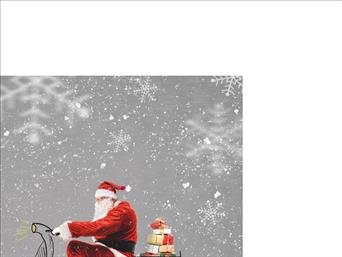 Χριστουγεννιάτικες κάρτες 14x10.5 Μονόφυλλες - Κωδικός:136851-156
