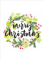 Χριστουγεννιάτικες κάρτες 14x10.5 Μονόφυλλες - Κωδικός:136901-110