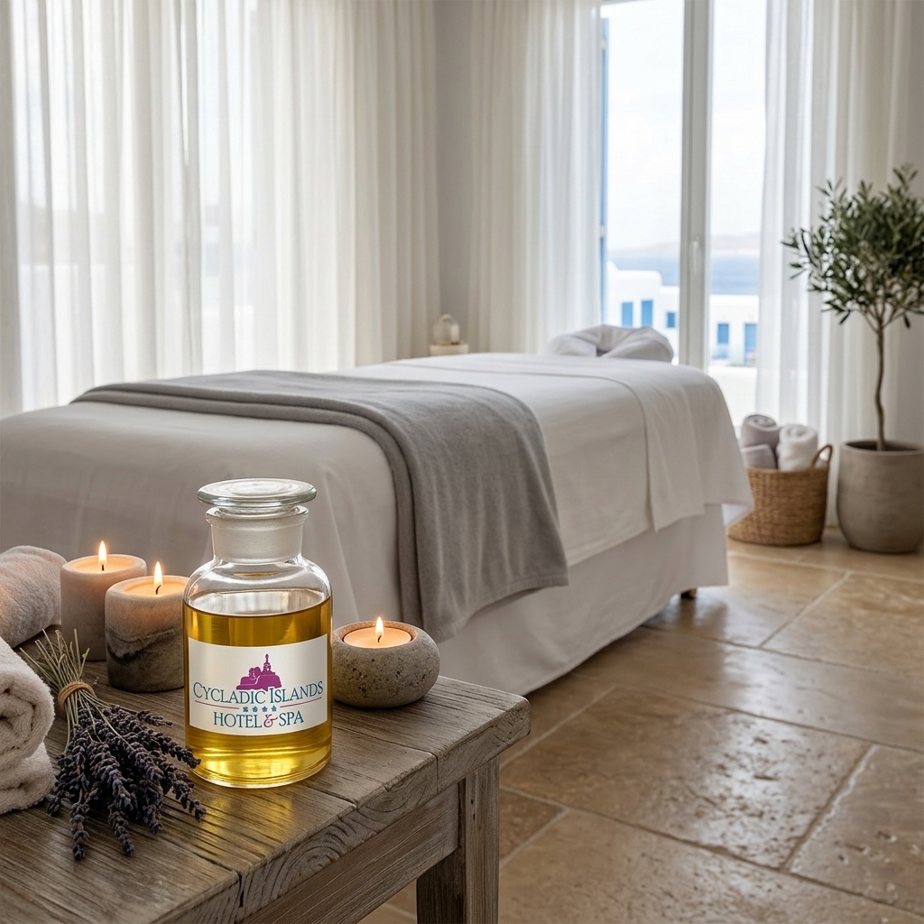 Το αυτοκόλλητο Cycladic Islands Hotel & Spa προσφέρει μια κομψή πινελιά σε κάθε επιφάνεια. Ιδανικό για χρήση σε ξενοδοχεία, σπα και πολυτελείς εγκαταστάσεις, διατηρώντας τον αέρα πολυτέλειας και την αίσθηση φιλοξενίας. Η προσεγμένη σχεδίαση και το διακριτικό του στυλ ενισχύουν την εμπειρία των πελατών.