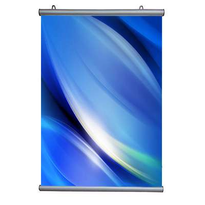 Σετ 2 τεμαχίων από ράγες αλουμινίου , ένα σε κάθε γωνία, για προβολή poster.Μπορεί να στηριχτεί στον τοίχο ή να κρεμαστεί.	Οι διαστάσεις της ράγας που αντιστοιχούν στις διαστάσεις εκτύπωσης είναι: 	0,50cm x 2 τεμάχια, 0,50cm x απεριόριστο ύψος	0,70cm x 2 τεμάχια, 0,70cm x απεριόριστο ύψος	100cm x 2 τεμάχια, 100cm x απεριόριστο ύψος	120cm x 2 τεμάχια, 120cm x απεριόριστο ύψος	150cm x 2 τεμάχια, 150cm x απεριόριστο ύψος 