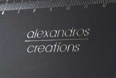 Επαγγελματικές κάρτες - UV-Ανάγλυφες-Ασημοτυπία-Χρυσοτυπία - Κωδικός:29479 - 