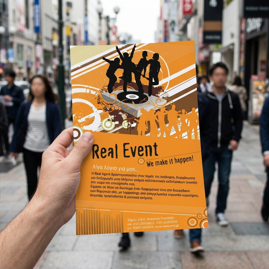    Εκτυπώσεις Flyers    Ανακαλύψτε τον κόσμο των     flyers    , με μοναδικά σχέδια και χρώματα που εντυπωσιάζουν! Το flyer αυτό χαρακτηρίζεται από ζωντανά χρώματα και προσεγμένο layout, που προσελκύει αμέσως το βλέμμα του κοινού. Οι εικόνες και τα γραφικά επιλεκτικά τοποθετημένα, σε συνδυασμό με ευανάγνωστες γραμματοσειρές, δημιουργούν ένα άρτιο και ελκυστικό αποτέλεσμα.    Το μήνυμα της επιχείρησης μεταφέρεται με σαφήνεια και ελκυστικότητα. Οι στρατηγικά τοποθετημένες εικόνες ενισχύουν το περιεχόμενο, ενώ το κείμενο είναι διαμορφωμένο με τέτοιο τρόπο ώστε να είναι αποτελεσματικό και άμεσο. Είτε πρόκειται για προώθηση εκπτώσεων, παρουσίαση νέων προϊόντων ή ενημέρωση για εταιρικές υπηρεσίες, αυτό το     flyer    σίγουρα θα τραβήξει την προσοχή.    Ιδανικό για πολλές περιπτώσεις, όπως:       Προώθηση προσφορών σε σούπερ μάρκετ       Εταιρική ενημέρωση για τις υπηρεσίες σας       Προώθηση ακινήτων προς πώληση       Καλοκαιρινές προσφορές διακοπών       Γυμναστήρια και στούντιο ευεξίας      Με το flyer αυτό, μπορείτε εύκολα να αναδείξετε τις προσφορές σας και να προσελκύσετε νέα μέλη ή πελάτες.    Επικοινωνήστε σήμερα μαζί μας και αφήστε το τυπογραφείο μας να σας βοηθήσει να δημιουργήσετε ένα     flyer    προσαρμοσμένο στις ανάγκες της επιχείρησής σας με τις καλύτερες     εκτυπώσεις    . 