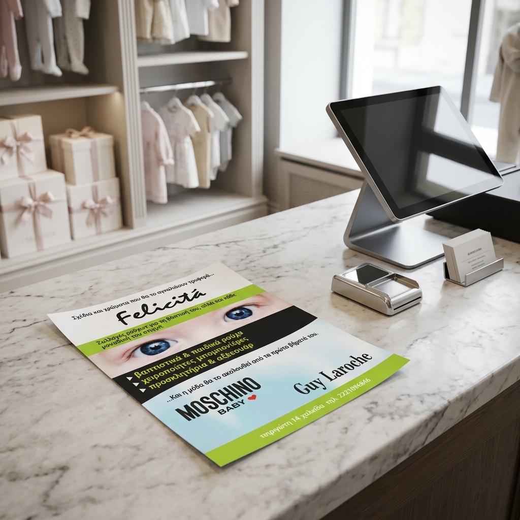    Εκτυπώσεις Flyers - Κωδικός: 10066    Αναζητάτε έναν τρόπο να προβάλετε την επιχείρησή σας με έναν εντυπωσιακό και ελκυστικό τρόπο; Τα     flyers    μας προσφέρουν την τέλεια λύση! Με συνδυασμό ζωντανών χρωμάτων και προσεγμένου σχεδιασμού, τα flyers διακρίνονται για τη χρήση φωτεινών και ελκυστικών αποχρώσεων που προσελκύουν την προσοχή του κοινού.    Η διάταξή τους είναι στρατηγικά σχεδιασμένη για να καθοδηγεί το μάτι του αναγνώστη προς τις πιο σημαντικές πληροφορίες. Οι γραμματοσειρές που χρησιμοποιούμε είναι ευανάγνωστες και προσθέτουν μία επαγγελματική πινελιά στη συνολική εμφάνιση του     flyer    . Ενσωματώνουμε εικόνες και γραφικά ώστε να ενισχυθεί το μήνυμα που θέλετε να μεταφέρετε.    Για παράδειγμα, αυτό το     flyer    είναι ιδανικό για την προώθηση προσφορών, νέων προϊόντων ή υπηρεσιών. Είναι εξαιρετικό για:         Προώθηση προσφορών σε σούπερ μάρκετ: Αναδείξτε εβδομαδιαίες προσφορές ή νέες αφίξεις προϊόντων.          Εταιρική ενημέρωση: Ενημερώστε το κοινό για τις υπηρεσίες και το όραμα της επιχείρησής σας.          Προώθηση ακινήτων προς πώληση: Ιδανικό για μεσίτες που προβάλλουν ακίνητα.          Προώθηση υπηρεσιών συμβουλευτικής: Ενισχύστε την παρουσία σας ως σύμβουλος.         Τα     flyers    είναι ένα εξαιρετικό εργαλείο για κάθε επιχείρηση που θέλει να προσελκύσει περισσότερους πελάτες. Στο τυπογραφείο μας, μπορούμε να δημιουργήσουμε ένα     flyer    ειδικά προσαρμοσμένο στις ανάγκες σας, εξασφαλίζοντας ότι το μήνυμά σας θα φτάσει εκεί που πρέπει με τον πιο αποτελεσματικό τρόπο. 