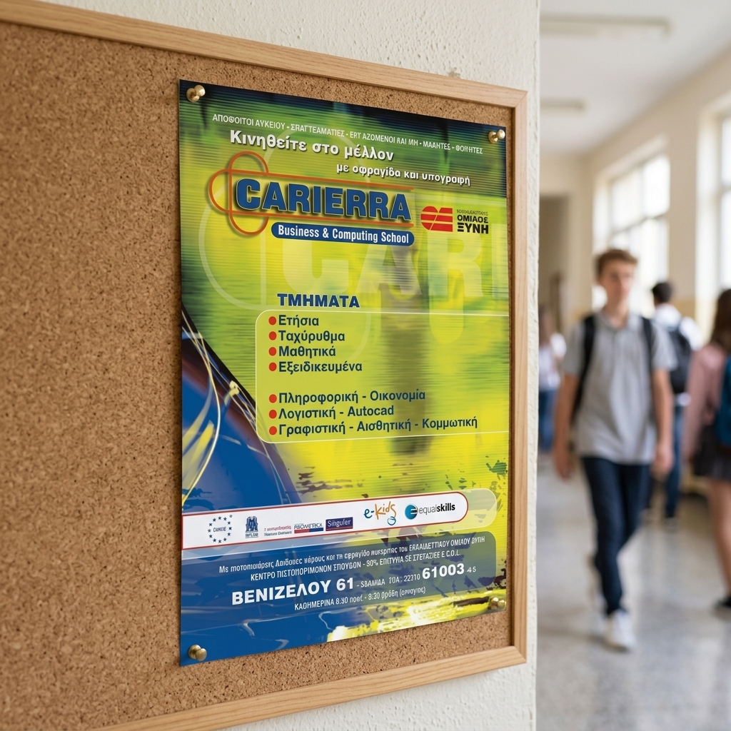    Εκτυπώσεις Flyers - Κωδικός: 10079    Ανακαλύψτε τη δύναμη των     flyers    με τις εκτυπώσεις μας, σχεδιασμένες για να προσελκύσουν την προσοχή του κοινού σας. Το συγκεκριμένο flyer είναι γεμάτο εντυπωσιακά χρώματα που δημιουργούν μια αίσθηση ζωντάνιας και ενέργειας, κάνοντάς το ιδανικό για κάθε εκδήλωση ή προώθηση.    Η διάταξη (layout) του flyer είναι προσεκτικά σχεδιασμένη, με σαφή και ευανάγνωστα τμήματα που κατευθύνουν τον αναγνώστη στην πιο σημαντική πληροφορία. Η στρατηγική χρήση εικόνων και γραφικών όχι μόνο ενισχύει το οπτικό αποτέλεσμα, αλλά και μεταφέρει το μήνυμα της επιχείρησής σας με σαφή και ελκυστικό τρόπο.    Με ευανάγνωστες γραμματοσειρές που προδιαθέτουν θετικά, το κείμενο είναι διαρθρωμένο ώστε να προκοσμεί την προσοχή, κάνοντάς το αποτελεσματικό για την προώθηση νέων προϊόντων, υπηρεσιών, ή εκδηλώσεων.    Αυτό το flyer είναι ιδανικό για:       Προώθηση εκπτώσεων σε καταστήματα       Εταιρικές ενημερώσεις για υπηρεσίες       Προώθηση ακινήτων προς πώληση από μεσίτες       Διαφημιστικές ενέργειες για events και εκδηλώσεις      Η εκτύπωση     flyers    μπορεί να είναι απαραίτητη για την επιτυχία σας σε πολλές περιπτώσεις, όπως:       Προσωπικές προσκλήσεις και δημόσιες εκδηλώσεις       Προώθηση καλοκαιρινών προσφορών διακοπών       Ενημέρωση για νέα προϊόντα και υπηρεσίες      Στο τυπογραφείο μας, μπορούμε να δημιουργήσουμε **flyers** προσαρμοσμένα στις ανάγκες της επιχείρησής σας, εξασφαλίζοντας ότι το μήνυμά σας θα φτάσει με τον καλύτερο δυνατό τρόπο στο κοινό σας. 