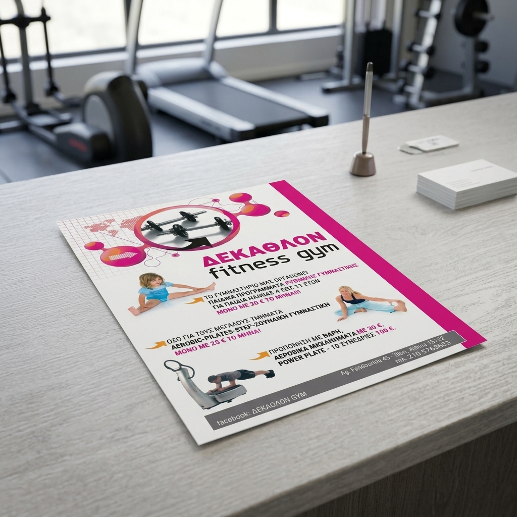    Εκτυπώσεις Flyers - Κωδικός: 30236    Ανακαλύψτε το ιδανικό εργαλείο προώθησης με το     flyer    μας! Το συγκεκριμένο     flyer    διαθέτει μια ζωντανή και ελκυστική παλέτα χρωμάτων που τραβάει αμέσως την προσοχή του κοινού. Η διάταξή του έχει σχεδιαστεί στρατηγικά για να καθοδηγεί το βλέμμα του αναγνώστη με σαφή και οργανωμένο τρόπο, διευκολύνοντας την κατανόηση των πληροφοριών.    Η χρήση εντυπωσιακών εικόνων και γραφικών ενισχύει το μηνυμά σας, κάνοντάς το οπτικά ελκυστικό. Οι γραμματοσειρές που επιλέγονται είναι σύγχρονες και ευανάγνωστες, επιτρέποντας στο κείμενο να προβάλλει τις σημαντικές λεπτομέρειες χωρίς περιττές δυσκολίες.    Αυτό το     flyer    είναι ιδανικό για ποικίλες εφαρμογές, όπως:       Προώθηση προσφορών σε σούπερ μάρκετ: Αναδείξτε εβδομαδιαίες προσφορές ή νέες αφίξεις προϊόντων.       Προώθηση ακινήτων προς πώληση: Ιδανικό για μεσίτες που προβάλλουν ακίνητα προς πώληση.       Καλοκαιρινές προσφορές διακοπών: Διαφημίστε προσφορές για καλοκαιρινά πακέτα διακοπών.       Εγγραφές σε αθλητικές ακαδημίες: Ιδανικό για την προσέλκυση νέων μελών.      Η χρήση     flyers    για τη διαφήμιση και την προώθηση είναι απαραίτητη στις μέρες μας. Η αποτελεσματικότητα ενός     flyer    μπορεί να ενισχύσει την ορατότητα της επιχείρησής σας και να προσελκύσει περισσότερους πελάτες.    Επικοινωνήστε μαζί μας για να δημιουργήσουμε ένα     flyer    προσαρμοσμένο στις δικές σας ανάγκες, με συνεργασίες που φέρνουν τα καλύτερα αποτελέσματα στον τομέα των εκτυπώσεων. 