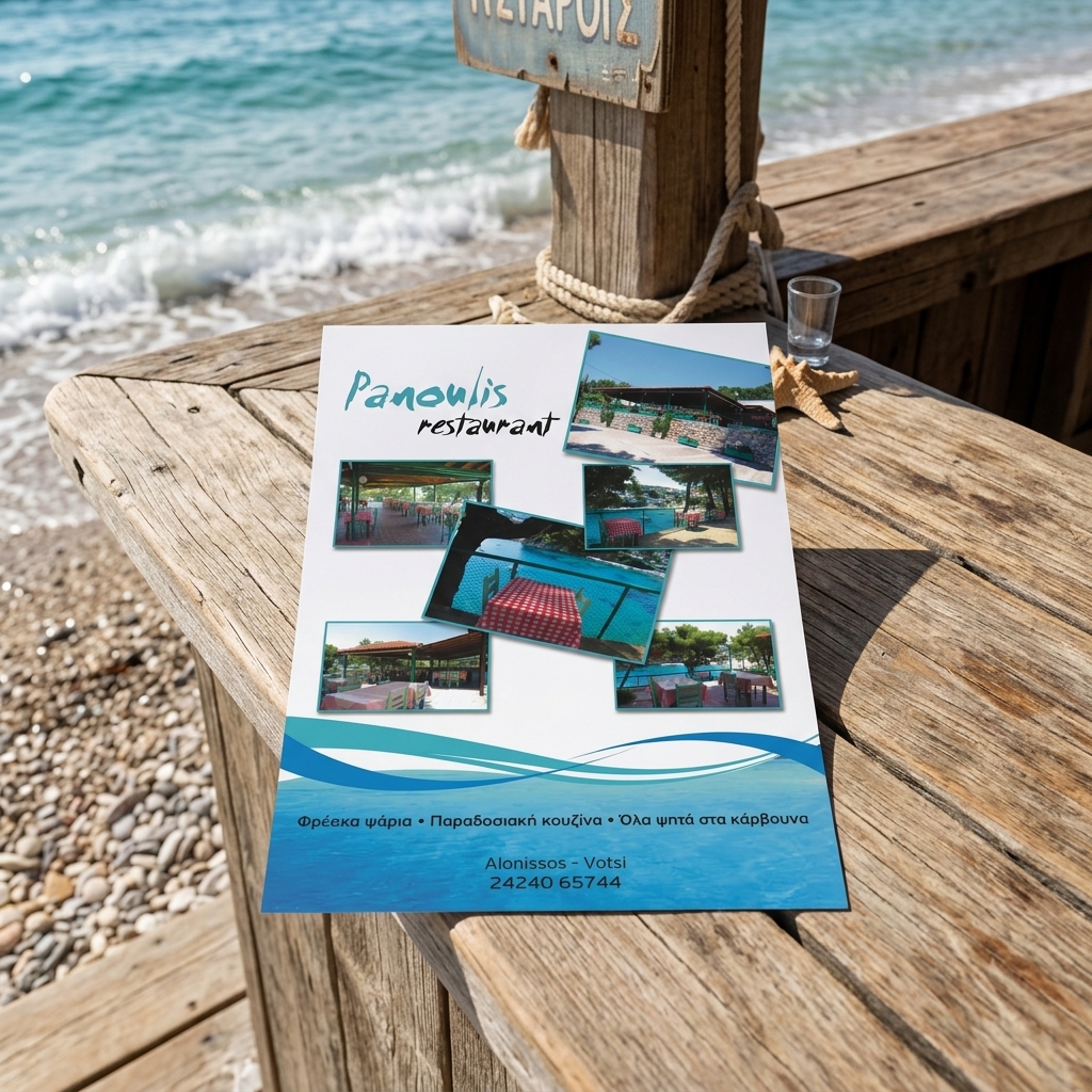    Εντυπωσιακό Flyer για εκτυπώσεις    Αυτό το     flyer    έχει σχεδιαστεί με έντονα, ζωντανά χρώματα που τραβούν την προσοχή των πελατών. Η διάταξή του είναι οργανωμένη με σαφήνεια, που διευκολύνει την ανάγνωση και την κατανόηση του μηνύματος. Χρησιμοποιούνται μοντέρνες γραμματοσειρές που προσθέτουν μία αίσθηση φρεσκάδας και επαγγελματισμού.    Οι στρατηγικά επιλεγμένες εικόνες και γραφικά ενισχύουν το περιεχόμενο του     flyer    , κάνοντάς το ελκυστικό και εντυπωσιακό. Το μήνυμα του επαγγελματία ή της επιχείρησης μεταφέρεται με σαφή και ελκυστικό τρόπο, διασφαλίζοντας ότι το κοινό θα παρατηρήσει και θα θυμηθεί τη διαφήμιση.    Αυτό το     flyer    είναι ιδανικό για διάφορες προωθητικές ενέργειες, όπως:       Προώθηση εκπτώσεων σε καταστήματα λιανικής       Εταιρικές ενημερώσεις για νέες υπηρεσίες       Καλοκαιρινές προσφορές διακοπών       Προβολή εκδηλώσεων φιλανθρωπικών οργανώσεων       Διαφήμιση υπηρεσιών κατ'' οίκον παράδοσης      Η διαδικασία εκτύπωσης αυτού του     flyer    διασφαλίζει υψηλή ποιότητα και ανθεκτικότητα, στοιχείο που είναι κρίσιμο για την επιτυχία των προωθητικών σας εκστρατειών. Το τυπογραφείο μας μπορεί να δημιουργήσει έναν     flyer    προσαρμοσμένο στις ιδιαίτερες ανάγκες σας για να μεγιστοποιήσετε την επιτυχία των     εκτυπώσεων    σας. 