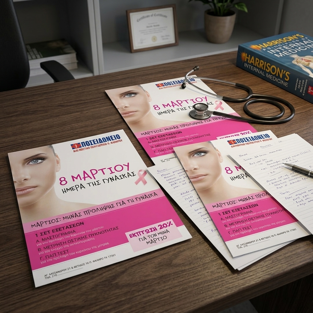   Περιγραφή Δείγματος Flyer    Αυτό το     flyer    είναι σχεδιασμένο με έντονα και ζωντανά χρώματα που προκαλούν την προσοχή και αναδεικνύουν το μήνυμα της επιχείρησης. Η διάταξη (layout) είναι στρατηγικά οργανωμένη ώστε να καθοδηγεί τον αναγνώστη με φυσικό τρόπο από την κορυφή προς το κάτω μέρος, διευκολύνοντας την κατανόηση των βασικών πληροφοριών.    Οι εικόνες και τα γραφικά που έχουν χρησιμοποιηθεί ενισχύουν το κεντρικό μήνυμα και δημιουργούν μια ελκυστική οπτική εμπειρία. Για παράδειγμα, αν το     flyer    προωθεί μια εκδήλωση ή προσφορά, οι εικόνες θα είναι σχετικές και ευανάγνωστες, κάνοντάς το εξαιρετικά αποτελεσματικό.    Η γραμματοσειρά που έχει επιλεγεί για το κείμενο είναι καθαρή και ευανάγνωστη, παρέχοντας σαφήνεια στο περιεχόμενο. Κάθε πληροφορία είναι εύκολα προσβάσιμη, γεγονός που καθιστά το     flyer    ιδανικό για προώθηση εκπτώσεων, νέων προϊόντων ή υπηρεσιών.    Είτε πρόκειται για προώθηση προσφορών σε σούπερ μάρκετ, εταιρική ενημέρωση, ή διαφημίσεις για τοπικές εκδηλώσεις, αυτό το     flyer    μπορεί να χρησιμοποιηθεί σε πολλές περιπτώσεις για να προσελκύσει πελάτες και να ενημερώσει το κοινό.    Αξιοποιήστε την δύναμη των     εκτυπώσεων    με ένα μοναδικό     flyer    που ανταγωνίζεται τις ανάγκες σας. Το τυπογραφείο μας μπορεί να δημιουργήσει ένα πλήρως προσαρμοσμένο flyer, ιδανικό για τον τύπο της επιχείρησής σας. 