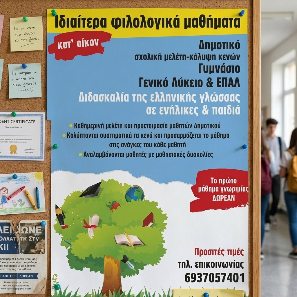    Ελκυστικό Flyer για Κάθε Περίσταση    Αυτό το     flyer    είναι σχεδιασμένο με προσοχή στη λεπτομέρεια, προσφέροντας μια ζωντανή παλέτα χρωμάτων που τραβά την προσοχή του κοινού. Χρησιμοποιεί έντονα χρώματα για να δημιουργήσει μια αίσθηση ενέργειας και ζωντάνιας, ιδανική για προωθητικές ενέργειες και εκδηλώσεις.    Η διάταξή του είναι προσεκτικά οργανωμένη, με ευδιάκριτα τμήματα που διευκολύνουν την ανάγνωση και την κατανόηση του μηνύματος. Οι γραμματοσειρές είναι μοντέρνες αλλά και ευανάγνωστες, προσφέροντας μια καλή ισορροπία μεταξύ στυλ και λειτουργικότητας. Ιδιαίτερη προσοχή έχει δοθεί στην στρατηγική χρήση εικόνων και γραφικών για να ενισχύσουν το περιεχόμενο του     flyer    .    Αυτό το     flyer    είναι ιδιαίτερα αποτελεσματικό για επαγγελματίες που θέλουν να μεταφέρουν το μήνυμά τους με σαφή και ελκυστικό τρόπο. Η σαφήνεια του κειμένου και η στρατηγική επιλογή των οπτικών στοιχείων ενισχύουν την κατανόηση του μηνύματος, κάνοντάς το ελκυστικό για τους αναγνώστες.    Ιδανικό για:       Προώθηση εκπτώσεων και προσφορών σε καταστήματα.       Ενημέρωση του κοινού για νέες υπηρεσίες και προϊόντα.       Προβολή εκδηλώσεων, όπως συναυλίες ή φιλανθρωπικές δράσεις.       Διαφήμιση αθλητικών γεγονότων ή πολιτικών εκστρατειών.      Οι     εκτυπώσεις    μας μπορούν να βοηθήσουν τους επαγγελματίες να προσελκύσουν την προσοχή του κοινού και να ενισχύσουν την αναγνωρισιμότητά τους με ακριβώς το σωστό     flyer    που χρειάζονται για κάθε περίσταση. Το τυπογραφείο μας μπορεί να φτιάξει ένα     flyer    προσαρμοσμένο στις ανάγκες σας, εξασφαλίζοντας ότι το μήνυμά σας θα φτάσει εκεί που πρέπει. 