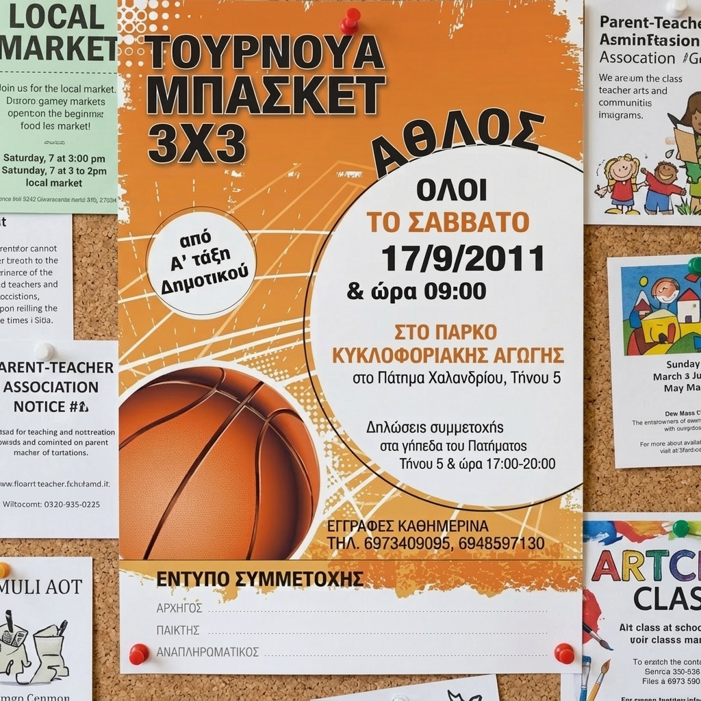    Ελκυστικά Flyers για Κάθε Περίσταση    Το     flyer    αυτό φέρει μια εντυπωσιακή σχεδίαση, που αποπνέει ζωντάνια και προσοχή. Η χρήση έντονων χρωμάτων και αρμονικών αντιθέσεων δημιουργεί μια οπτική εμπειρία που κρατά το ενδιαφέρον του αναγνώστη. Το layout είναι στρατηγικά σχεδιασμένο για να καθοδηγεί το βλέμμα, με διακριτές ενότητες και χώρο για εικόνες ή γραφικά που αναδεικνύουν την κύρια προσφορά ή το μήνυμα.    Οι γραμματοσειρές που έχουν επιλεγεί είναι ευανάγνωστες και μοντέρνες, προσφέροντας μια αίσθηση επαγγελματισμού και φρεσκάδας. Αυτά τα οπτικά στοιχεία καθιστούν το     flyer    όχι μόνο ελκυστικό αλλά και αποτελεσματικό στην επικοινωνία του μηνύματος του επαγγελματία ή της επιχείρησης. Η σαφήνεια του κειμένου, σε συνδυασμό με τη στρατηγική χρήση των εικόνων, ενισχύει το περιεχόμενο και συμβάλλει στην αποτελεσματική προώθηση των προϊόντων ή υπηρεσιών σας.    Αυτό το     flyer    είναι ιδανικό για πολλές περιπτώσεις, όπως:       Προώθηση εκπτώσεων σε σούπερ μάρκετ       Εταιρική ενημέρωση σχετικά με υπηρεσίες και όραμα       Προώθηση νέων προϊόντων ή υπηρεσιών       Διαφήμιση εκδηλώσεων ή προγραμμάτων εγγραφών       Καλοκαιρινές προσφορές διακοπών      Οι     εκτυπώσεις    αυτού του     flyer    συμβάλλουν στην αύξηση της ορατότητας της επιχείρησής σας, προσελκύοντας την προσοχή νέων πελατών. Στο τυπογραφείο μας, προσφέρουμε τη δυνατότητα να δημιουργήσουμε ένα     flyer    που να ανταποκρίνεται ακριβώς στις ανάγκες σας. 