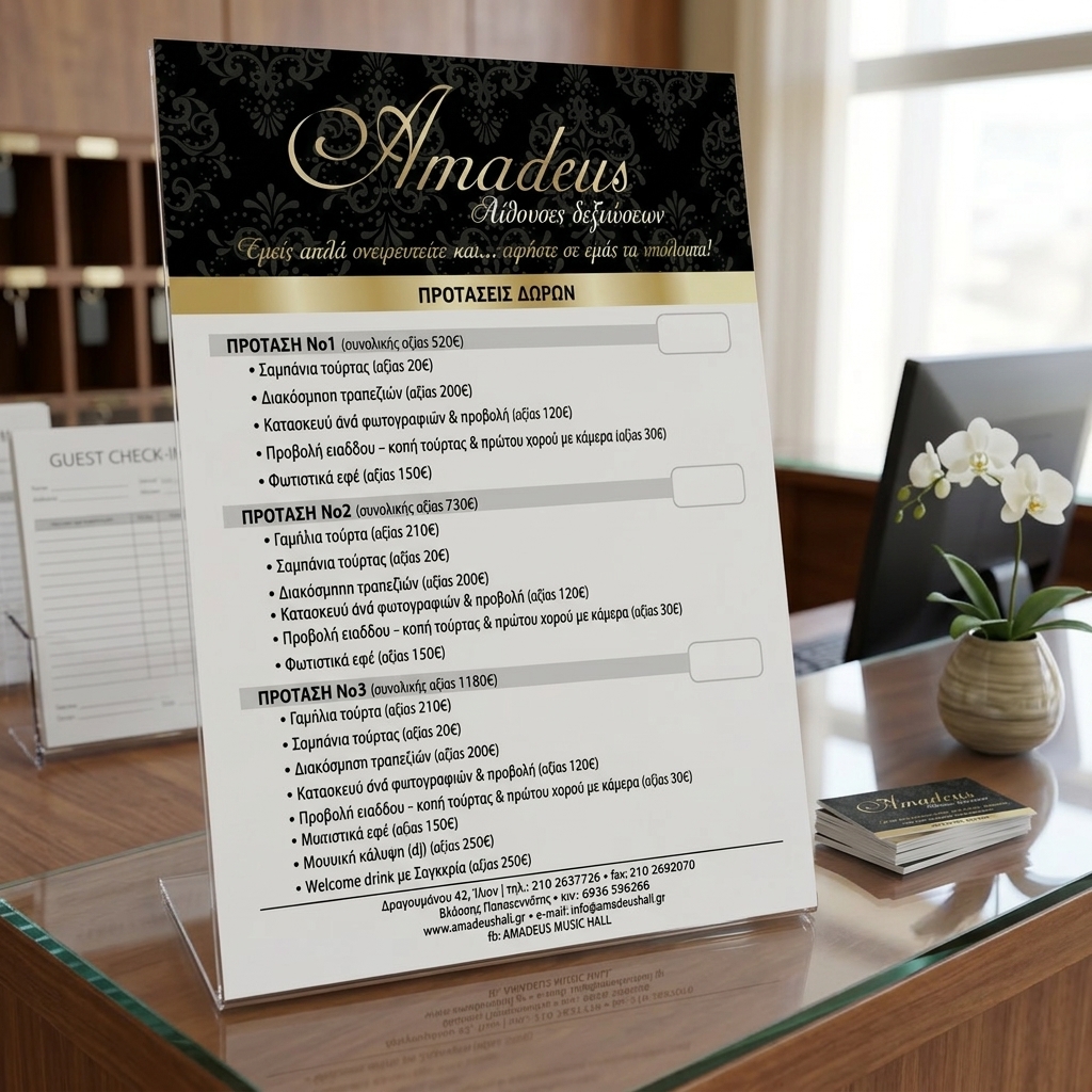    Μονόφυλλα - Flyer    Ανακαλύψτε τα     flyers    μας και δώστε ζωή στην επικοινωνία της επιχείρησής σας! Αυτά τα μονόφυλλα σχεδιάζονται με προσοχή στη λεπτομέρεια, χρησιμοποιώντας ζωντανά και εντυπωσιακά χρώματα που ενθουσιάζουν το βλέμμα. Η διάταξή τους είναι οργανωμένη και ευανάγνωστη, διευκολύνοντας τους πελάτες να απορροφήσουν το μήνυμά σας γρήγορα και αποτελεσματικά.    Η στρατηγική χρήση εικόνων ή γραφικών καθιστά το     flyer    σας ακόμη πιο ελκυστικό, προσφέροντας οπτικά στοιχεία που υποστηρίζουν το περιεχόμενό σας. Για παράδειγμα, ένα flyer για καλοκαιρινές προσφορές διακοπών μπορεί να περιλαμβάνει φωτογραφίες από πανέμορφες παραλίες, ενώ ένα flyer για εκδηλώσεις φιλανθρωπικών οργανώσεων μπορεί να χρησιμοποιεί δυναμικές εικόνες που αποτυπώνουν την κοινωνική δράση.    Προσαρμόστε το μήνυμά σας με σαφήνεια και ελκυστικότητα, επισημαίνοντας τα κυριότερα σημεία και ωθώντας τους πελάτες σε δράση. Ιδανικά πάντα για τη προώθηση εκπτώσεων, νέων προϊόντων ή υπηρεσιών, αυτά τα flyers αποτελούν τον τέλειο τρόπο για να κρατήσετε την επιχείρησή σας στο επίκεντρο.    Είναι ιδανικά για:       Προώθηση προσφορών σε σούπερ μάρκετ.       Εταιρική ενημέρωση για το κοινό.       Προώθηση ακινήτων προς πώληση από μεσίτες.       Προώθηση υπηρεσιών κατ'' οίκον παράδοσης.       Εκπαιδευτικά σεμινάρια και εργαστήρια.      Η εκτύπωση     flyers    είναι η τέλεια λύση για την προώθηση κάθε τύπου επιχείρησης. Το τυπογραφείο μας είναι εδώ για να δημιουργήσει ένα     flyer    προσαρμοσμένο στις ανάγκες σας, εξασφαλίζοντας εκτυπώσεις εκπληκτικής ποιότητας! 