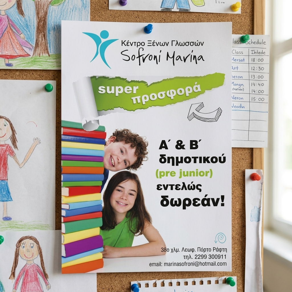    Εντυπωσιακές Εκτυπώσεις     Flyers    για Κάθε Χρήση    Οι εκτυπώσεις     flyers    μας συνδυάζουν το ιδανικό χρώμα με μια ελκυστική διάταξη, προκειμένου να τραβήξουν την προσοχή των πελατών σας. Το φωτεινό και ζωντανό χρώμα στο φόντο δημιουργεί εντύπωση, ενώ οι καθαρές γραμμές και η καλαίσθητη διάταξη διευκολύνουν την ανάγνωση.    Το flyer χρησιμοποιεί στρατηγικά επιλεγμένα γραφικά και εικόνες που ενισχύουν το μήνυμα της επιχείρησής σας. Με πρωτότυπες φωτογραφίες και ελκυστικές εικόνες, η οπτική παρουσίαση παραμένει εντυπωσιακή και θυμίζει στους πελάτες τα προϊόντα ή τις υπηρεσίες σας.    Αυτό το flyer μπορεί να χρησιμοποιηθεί σε πολλές περιπτώσεις, όπως η προώθηση νέων προϊόντων ή υπηρεσιών, η ενημέρωση για εταιρικά γεγονότα ή οι καλοκαιρινές προσφορές διακοπών. Η σαφήνεια του κειμένου και η στρατηγική χρήση των εικόνων κάνουν το μήνυμα σας εύκολα κατανοητό και ελκυστικό.    Για παράδειγμα, εάν μια επιχείρηση θέλει να διαφημίσει μια εκδήλωση, το     flyer    προσφέρει όλες τις πληροφορίες που χρειάζονται οι πελάτες σε μια όμορφη και φιλική προς τον χρήστη διάταξη.    Στην περίπτωση των     flyers    , οι στρατηγικές χρήσεις περιλαμβάνουν: προώθηση εκπτώσεων, ανακοινώσεις για νέες υπηρεσίες, παρουσίαση ακίνητων προς πώληση, και πολλές άλλες ιδέες που μπορούν να ενισχύσουν την επιχείρησή σας.    Επικοινωνήστε μαζί μας στο τυπογραφείο μας για να δημιουργήσουμε μαζί το τέλειο     flyer    προσαρμοσμένο στις ανάγκες σας. Οι εκτυπώσεις μας είναι πάντα υψηλής ποιότητας και μπορούν να επιτύχουν τα καλύτερα αποτελέσματα για την επιχείρησή σας. 