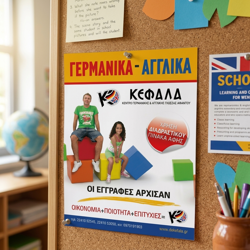    Εκτυπώσεις Flyers - Κωδικός: RR75783    Αναδείξτε την επιχείρησή σας με τις πρωτότυπες     εκτυπώσεις    flyers μας που σχεδιάζονται με προσοχή στη λεπτομέρεια. Οι εντυπωσιακοί χρωματικοί συνδυασμοί και η στρατηγική διάταξη (layout) θα τραβήξουν αμέσως την προσοχή των πελατών σας. Χρησιμοποιώντας φωτεινές και ζωντανές αποχρώσεις, το flyer αυτό γίνεται ιδανικό μέσο προώθησης για οποιαδήποτε επιχείρηση.    Η διάταξη περιλαμβάνει ευανάγνωστες γραμματοσειρές που εξασφαλίζουν ότι το μήνυμά σας είναι σαφές και ελκυστικό. Οι εικόνες και τα γραφικά που πλαισιώνουν το κείμενο ενισχύουν την επικοινωνία του μηνύματος με οπτικό τρόπο, καθιστώντας το flyer όχι μόνο ενημερωτικό, αλλά και ελκυστικό.    Το συγκεκριμένο flyer είναι ιδανικό για πολλαπλές χρήσεις, όπως:       Προώθηση εκπτώσεων στα καταστήματα       Ενημέρωση του κοινού για υπηρεσίες και προϊόντα       Διαφήμιση αθλητικών και πολιτιστικών εκδηλώσεων       Στρατηγικές προώθησης ειδικών προσφορών ή νέων προϊόντων      Επιπλέον, οι     εκτυπώσεις    flyers μπορούν να χρησιμοποιηθούν σε σχολές χορού, σε σούπερ μάρκετ για προσφορές, καθώς και σε εκδηλώσεις φιλανθρωπικών οργανώσεων. Η ευελιξία του design και του περιεχομένου τους τα καθιστούν εξαιρετικό εργαλείο μάρκετινγκ για κάθε επαγγελματία.    Εμπιστευθείτε το τυπογραφείο μας για να δημιουργήσουμε ένα     flyer    που θα είναι προσαρμοσμένο στις ανάγκες σας, με εκτυπώσεις υψηλής ποιότητας που θα κάνουν τη διαφορά στην προώθηση της επιχείρησής σας. 