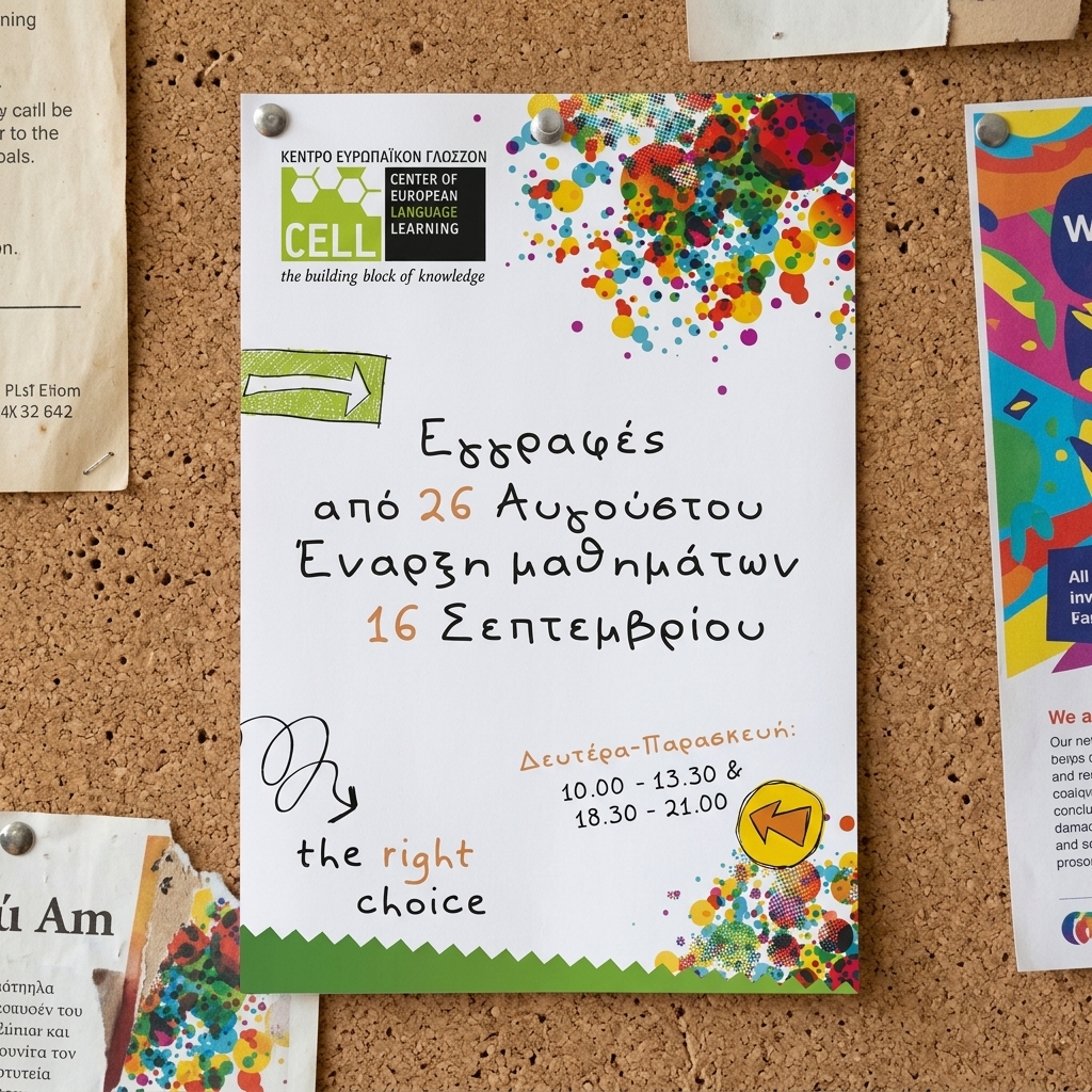    Περιγραφή Flyer    Αυτό το εκπληκτικό     flyer    έχει σχεδιαστεί με έντονα χρώματα που τραβούν την προσοχή, όπως φωτεινό κίτρινο και κομψό μπλε, δημιουργώντας μια ζωντανή αντίθεση που ενισχύει το μήνυμά του. Η διάταξή του είναι προσεκτικά σχεδιασμένη για να παρέχει ευανάγνωστη εμπειρία στον αναγνώστη, με καθαρές γραμμές και καλοδομημένα τμήματα που καθοδηγούν το μάτι από την κορυφή προς τα κάτω.    Οι εικόνες και τα γραφικά που περιλαμβάνονται είναι στρατηγικά επιλεγμένα για να ενισχύσουν την επικοινωνία του μηνύματος, προσφέροντας οπτική υποστήριξη του περιεχομένου. Η χρήση μοντέρνας γραμματοσειράς εξασφαλίζει ότι το κείμενο είναι ευκολοδιάβαστο και ελκυστικό, προσδίδοντας μία αίσθηση επαγγελματισμού και στυλ.    Αυτό το     flyer    μεταφέρει το μήνυμα της επιχείρησης με σαφή και ελκυστικό τρόπο, κάνοντάς το ιδανικό για προώθηση εκπτώσεων, νέων προϊόντων ή υπηρεσιών. Για παράδειγμα, μπορεί να χρησιμοποιηθεί για να ενημερώσει τους πελάτες για προσφορές σούπερ μάρκετ, καλοκαιρινές προσφορές διακοπών ή νέες εγγραφές σε αθλητικές ακαδημίες. Η στρατηγική του παρακολούθηση βοήθησε επαγγελματίες, όπως μεσίτες ακινήτων και καταστήματα αισθητικής, να προβάλλουν υπηρεσίες και προϊόντα με δυναμικό τρόπο.    Στην εποχή της πληροφορίας, οι     εκτυπώσεις    flyers αποτελούν κρίσιμο εργαλείο για να προσελκύσετε την προσοχή του κοινού και να μεταδώσετε τα μηνύματά σας αποτελεσματικά. Θα μπορείτε να τα χρησιμοποιήσετε για ανακοινώσεις εκδηλώσεων ή για την προώθηση ειδικών προσφορών.    Το τυπογραφείο μας είναι εδώ για να σας προσφέρει bespoke     flyers    που να ανταποκρίνονται στις ειδικές ανάγκες σας. Επικοινωνήστε μαζί μας για να δημιουργήσουμε τις προσωπικά προσαρμοσμένες     εκτυπώσεις    που χρειάζεστε! 