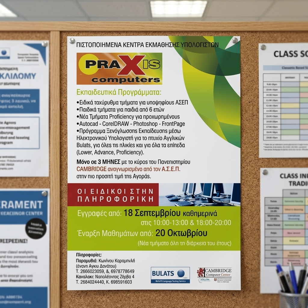    Εκτυπώσεις Flyers RR75832    Ανακαλύψτε τον κόσμο των     flyers    με την εκτύπωση RR75832. Αυτό το flyer διαθέτει μια εντυπωσιακή διάταξη που συνδυάζει ζωντανά χρώματα και στρατηγικά τοποθετημένες εικόνες που τραβούν την προσοχή. Ο σχεδιασμός του αποπνέει επαγγελματισμό, με τις γραμματοσειρές να είναι ευανάγνωστες και μοντέρνες, κάνοντάς το ιδανικό για κάθε επιχείρηση.    Η σαφήνεια του κειμένου είναι προτεραιότητα, καθώς το μήνυμα που μεταφέρει το flyer είναι άμεσο και ελκυστικό. Οι εικόνες ενίσχυσης του περιεχομένου το κάνουν να ξεχωρίζει, μεταφέροντας πληροφορίες με αποτελεσματικότητα. Η στρατηγική χρήση στοιχείων όπως εκπτώσεις, προσφορές και προϊόντα, κάνουν το flyer αυτό ιδανικό για επιχειρήσεις που θέλουν να ενημερώσουν τους πελάτες τους σχετικά με νέες υπηρεσίες και προωθητικές ενέργειες.    Ενδεικτικά, αυτό το     flyer    είναι τέλειο για:       Προώθηση εκπτώσεων σε καταστήματα λιανικής       Εταιρική ενημέρωση με σκοπό την παρουσίαση υπηρεσιών       Προώθηση αθλητικών ακαδημιών για εγγραφές νέων μελών       Διαφημίσεις για εκδηλώσεις και φεστιβάλ      Η εκτύπωση αυτής της σειράς     flyers    είναι απαραίτητη για οποιαδήποτε επιχείρηση που επιθυμεί να προσελκύσει περισσότερους πελάτες και να διαδικαστεί με τον κόσμο με ελκυστικό και στρατηγικό τρόπο. Στο τυπογραφείο μας, μπορούμε να δημιουργήσουμε     εκτυπώσεις    προσαρμοσμένες στις ξεχωριστές ανάγκες της επιχείρησής σας! 