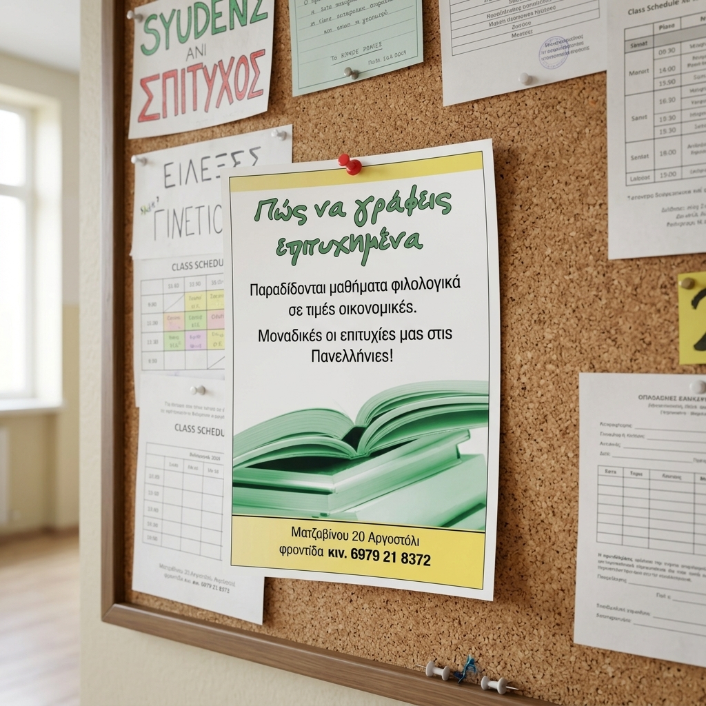    Προωθήστε την επιχείρησή σας με δυναμικά     flyers      Αυτό το εντυπωσιακό flyer διακρίνεται για τη χρήση ζωντανών χρωμάτων που αιχμαλωτίζουν το βλέμμα του θεατή. Η διάταξή του είναι προσεκτικά σχεδιασμένη, με τμήματα που διαχωρίζουν τις πληροφορίες και καθιστούν το περιεχόμενο ευανάγνωστο. Χρησιμοποιούνται δυναμικά γραφικά που προσθέτουν προσωπικότητα και ενέργεια στη συνολική εμφάνιση.    Οι γραμματοσειρές έχουν επιλεγεί προσεκτικά, με παχύτερες γραμμές για να τονίσουν τις σημαντικές πληροφορίες και ελαφρύτερες για το βοηθητικό κείμενο. Οι εικόνες που πλαισιώνουν το κείμενο είναι στρατηγικά τοποθετημένες ώστε να ενισχύουν το μήνυμα και να προσελκύουν το ενδιαφέρον των πελατών.    Το flyer αυτό μεταφέρει το μήνυμα της επιχείρησης με σαφή και ελκυστικό τρόπο, προσελκύοντας τους πελάτες να ανακαλύψουν τα προϊόντα ή τις υπηρεσίες σας. Η καθαρότητα του κειμένου και η στρατηγική χρήση της εικόνας συμβάλλουν στην αποτελεσματικότητα του αναπτυσσόμενου περιεχομένου.    Είναι ιδανικό για την προώθηση εκπτώσεων, νέων προϊόντων ή υπηρεσιών, καθώς και για εταιρική ενημέρωση. Ειδικά, μπορεί να χρησιμοποιηθεί για:       Προώθηση προσφορών σε σούπερ μάρκετ       Διαφημίσεις για σχολές χορού       Προώθηση ακινήτων προς πώληση       Εκδηλώσεις φιλανθρωπικών οργανώσεων      Οποιαδήποτε ειδική ανάγκη έχετε για την επιχείρησή σας, το τυπογραφείο μας μπορεί να δημιουργήσει ένα     flyer    προσαρμοσμένο ακριβώς στις ανάγκες σας με ποιοτικές     εκτυπώσεις    . 