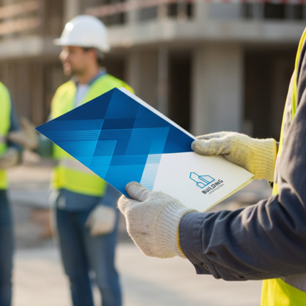 		 Folder εγγράφων Α4 		 Ανακαλύψτε το νέο μας  folder  εγγράφων Α4, σχεδιασμένο για να συνδυάζει την αισθητική με τη λειτουργικότητα. Το folder διαθέτει ζωντανά χρώματα και μια εκλεπτυσμένη διάταξη που το καθιστούν ιδανικό για επαγγελματική χρήση. Οι καθαρές γραμμές και τα ορθογώνια σχήματα προσφέρουν οργάνωση και ευκολία στη χρήση. 		 Τυπωμένο σε χαρτόνι υψηλής αντοχής, το  folder  αυτό είναι το ιδανικό μέσο για την προστασία εγγράφων, διατηρώντας την ποιότητά του ακόμη και με συνεχή χρήση. Το ανθεκτικό υλικό του εξασφαλίζει την μακροχρόνια χρήση χωρίς φθορές, κάνοντάς το απαραίτητο για κάθε επαγγελματία. 		 Το folder μπορεί να προσαρμοστεί με τυπωμένα λογότυπα, επωνυμίες και εταιρικά χρώματα, δημιουργώντας μια μοναδική ταυτότητα για την επιχείρηση σας. Επίσης, υπάρχει η δυνατότητα προσθήκης ειδικών θυλάκων για κάρτες ή ένθετα για φυλλάδια, προσφέροντας μια ολοκληρωμένη επικοινωνία με τους πελάτες. 		 Αυτό το folder είναι ιδανικό για: 						 Επαγγελματικές παρουσιάσεις 				 Διανομή προσφορών σε πελάτες 				 Εκπαιδευτικά προγράμματα και σεμινάρια 				 Συμμετοχή σε εμπορικές εκθέσεις 				 Διάδοση πληροφοριών σε συνέδρια 				 Καταθέσεις και προτάσεις για νομικούς και οικονομικούς επαγγελματίες 						Η εκτύπωση εντύπων μπορεί να είναι είτε ψηφιακή είτε offset, ανάλογα με τις απαιτήσεις και την ποσότητα που χρειάζεστε. Μπορούμε επίσης να σχεδιάσουμε το έντυπο που χρειάζεστε από την αρχή ή να τυπώσουμε από τη δική σας έτοιμη μακέτα.		 Ζητήστε μας μια προσφορά για τα έντυπα σας, σήμερα.  