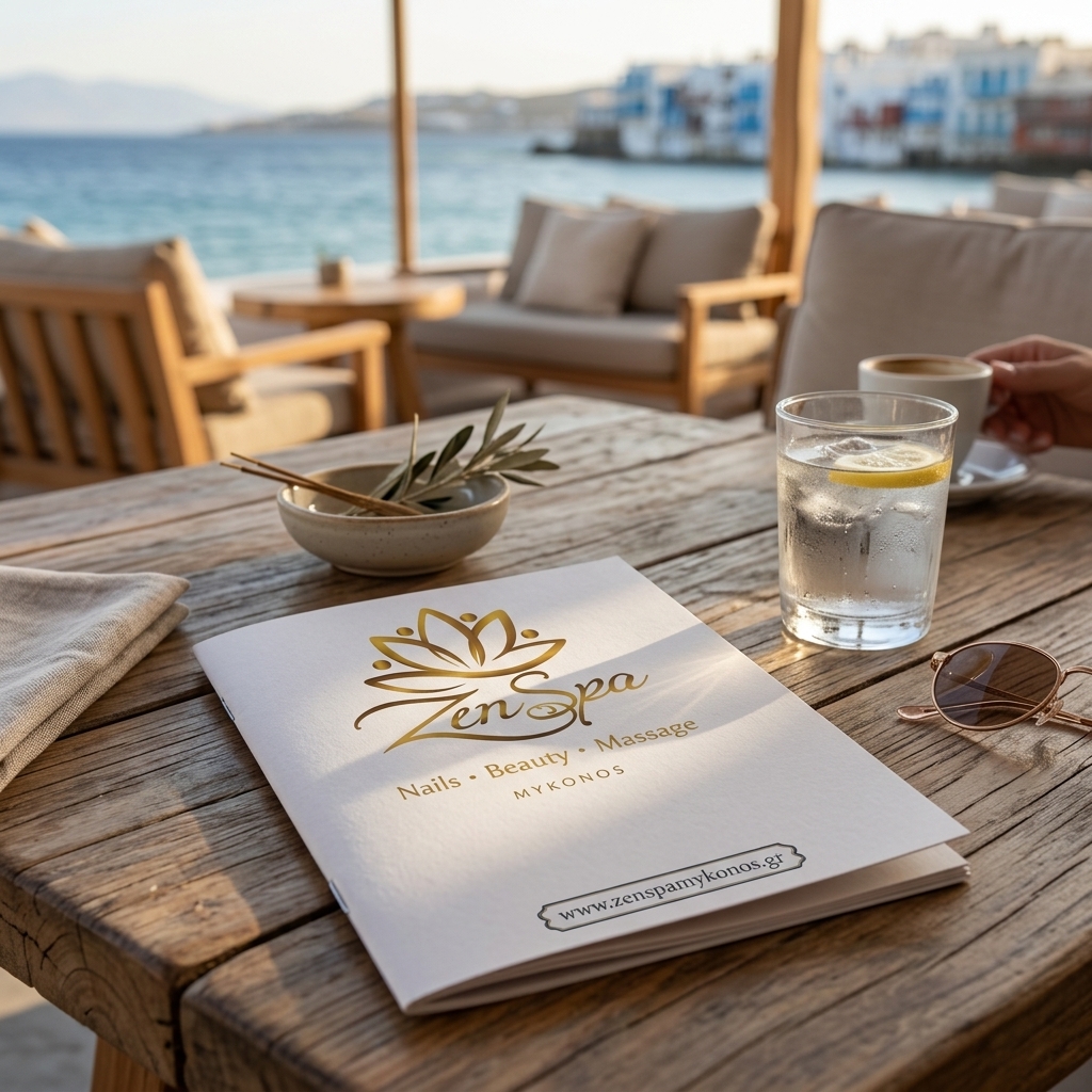 Κατάλογος café με εκλεπτυσμένο σχέδιο, ζωντανά χρώματα και καλαίσθητα γραφικά για την προβολή πιάτων και ποτών.