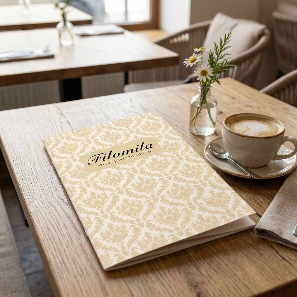   Κατάλογος Cafe   Ο     κατάλογος cafe    που σχεδιάσαμε συνδυάζει σύγχρονο και ελκυστικό γραφικό σχεδιασμό με ζωντανά χρώματα και επιλεγμένες γραμματοσειρές, ενισχύοντας την ατμόσφαιρα του cafe. Η καθαρή και ευανάγνωστη διάταξή του διευκολύνει άλλωστε την πλοήγηση στους πελάτες σας.   Οι     εκτυπώσεις    μας εξασφαλίζουν εξαιρετική ποιότητα, αναδεικνύοντας τα πιάτα και τα ροφήματα με τον καλύτερο τρόπο. Διαθέτουμε δυνατότητα πλαστικοποίησης του καταλόγου, εξασφαλίζοντας μακροχρόνια αντοχή στη χρήση και άψογη κατάσταση.   Ο     κατάλογος cafe    μπορεί να προσαρμοστεί με το λογότυπο και τα χρώματα του καταστήματος, δημιουργώντας μια μοναδική ταυτότητα. Ιδανικός για την παρουσίαση ροφημάτων και γλυκών, προσφέρει ευελιξία στη δημιουργία ειδικών καταλόγων.   Οι     εκτυπώσεις    μας υποστηρίζουν επίσης την ανάπτυξη καταλόγων για take away, εκδηλώσεις και θεματικές δραστηριότητες. Είμαστε εδώ για να προσαρμόσουμε έναν κατάλογο στις ανάγκες σας, ενισχύοντας την εικόνα της επιχείρησής σας. 