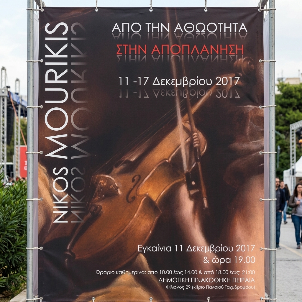    Εκτυπώσεις Banner από Μουσαμά    Το     banner    μας είναι μια πραγματικά εντυπωσιακή επιλογή για εξωτερική χρήση, τυπωμένο σε μουσαμά που προσφέρει αξεπέραστη αντοχή και διάρκεια. Η χρήση ζωντανών χρωμάτων και μια προσεγμένη διάταξη (layout) φέρνουν στην επιφάνεια τα γραφικά και τις εικόνες μας με τον καλύτερο δυνατό τρόπο, κάνοντάς τα ευδιάκριτα ακόμα και από μεγάλη απόσταση.    Η χρήση γραμματοσειρών που είναι ευανάγνωστες, σε συνδυασμό με τα θερμά και ζωηρά χρώματα, εξασφαλίζει ότι το     banner    σας θα ξεχωρίζει, προσελκύοντας την προσοχή του κοινού. Οι επιλογές τοποθέτησης περιλαμβάνουν περιμετρικά μπουντούζια ή κρίκους για εύκολη ανάρτηση, ενώ υπάρχει και η δυνατότητα γυρίσματος στις άκρες για την ενίσχυση της σταθερότητας χάρη στη χρήση σωλήνα.    Ο μουσαμάς είναι ένα υλικό αδιάβροχο, ανθεκτικό σε καιρικές συνθήκες και μακροχρόνιας διάρκειας, εξασφαλίζοντας ότι το     banner    σας παραμένει σε άριστη κατάσταση για μεγάλο χρονικό διάστημα χωρίς φθορές. Είτε πρόκειται για προβολή εκδηλώσεων, προσφορών ή διαφημίσεων σε εμπορικές εκθέσεις, αυτό το     banner    αποτελεί την ιδανική λύση.    Παραδείγματα χρήσης περιλαμβάνουν:       Προβολή μεγάλων προσφορών σε καταστήματα       Διαφημίσεις σε εξωτερικούς χώρους       Προβολή εκδηλώσεων για συλλόγους ή οργανισμούς       Προώθηση νέων κατασκευαστικών έργων       Σήμανση σε αθλητικές διοργανώσεις      Εμπιστευτείτε το τυπογραφείο μας για να δημιουργήσουμε ένα     banner    που θα ανταποκρίνεται απόλυτα στις ανάγκες σας, προσφέροντας εκτυπώσεις υψηλής ποιότητας και προσαρμογής. 