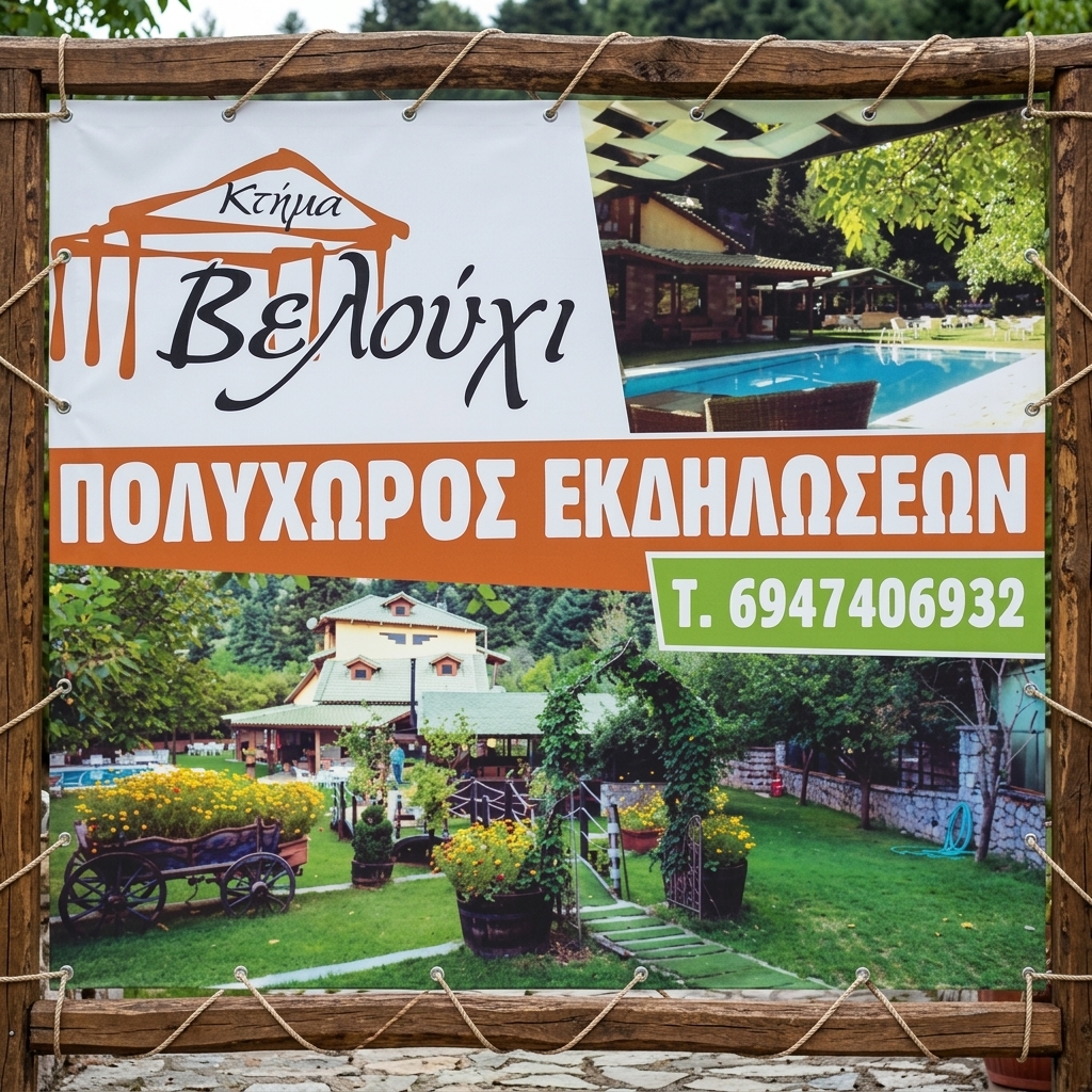    Banner Μουσαμάς    Αυτό το     banner    είναι κατασκευασμένο από μουσαμά, ένα υλικό άριστης αντοχής, ιδανικά σχεδιασμένο για εξωτερική χρήση. Η αδιάβροχη φύση του μας διασφαλίζει ότι θα παραμείνει άθικτο σε όλες τις καιρικές συνθήκες, προσφέροντας μακροχρόνια χρήση χωρίς φθορά.    Τα έντονα χρώματα που χρησιμοποιούνται στο     banner    το καθιστούν ευδιάκριτο από απόσταση, ενώ η στρατηγική διάταξη (layout) φέρνει την προσοχή στο μήνυμα που θέλετε να επικοινωνήσετε. Οι γραμματοσειρές είναι προσεκτικά επιλεγμένες για να είναι ευανάγνωστες, προσφέροντας έτσι την καλύτερη εμπειρία στους θεατές. Επιπλέον, οι δυναμικές εικόνες και γραφικά που περιλαμβάνονται κάνουν το     banner    ακόμα πιο εντυπωσιακό και ελκυστικό.    Το banner διαθέτει περιμετρικά μπουντούζια ή κρίκους, προσφέροντας έτσι ευκολία στην ασφαλή τοποθέτησή του σε διάφορες επιφάνειες. Υπάρχει επίσης η δυνατότητα να γίνει γύρισμα στις άκρες για την τοποθέτηση σωλήνα, ενισχύοντας την σταθερότητα κατά την ανάρτησή του.    Ιδανικές Χρήσεις του Banner    Αυτό το     banner    αποτελεί ιδανική επιλογή για:       Προβολή εκδηλώσεων και προσφορών       Εταιρικές εκδηλώσεις       Διαφημίσεις σε εξωτερικούς χώρους       Αθλητικές διοργανώσεις       Πολιτικές καμπάνιες       Φεστιβάλ και εκθέσεις προϊόντων       Προώθηση εποχιακών προϊόντων       Διαφημίσεις σε εμπορικά κέντρα και άλλα.      Είτε πρόκειται για εκδήλωση είτε για προώθηση προϊόντων, τα     banner    μας είναι η τέλεια λύση για να απογειώσουν την οπτική σας επικοινωνία. Στο τυπογραφείο μας, προσφέρουμε εξατομικευμένες     εκτυπώσεις    που προσαρμόζονται στις ιδιαίτερες ανάγκες σας. 
