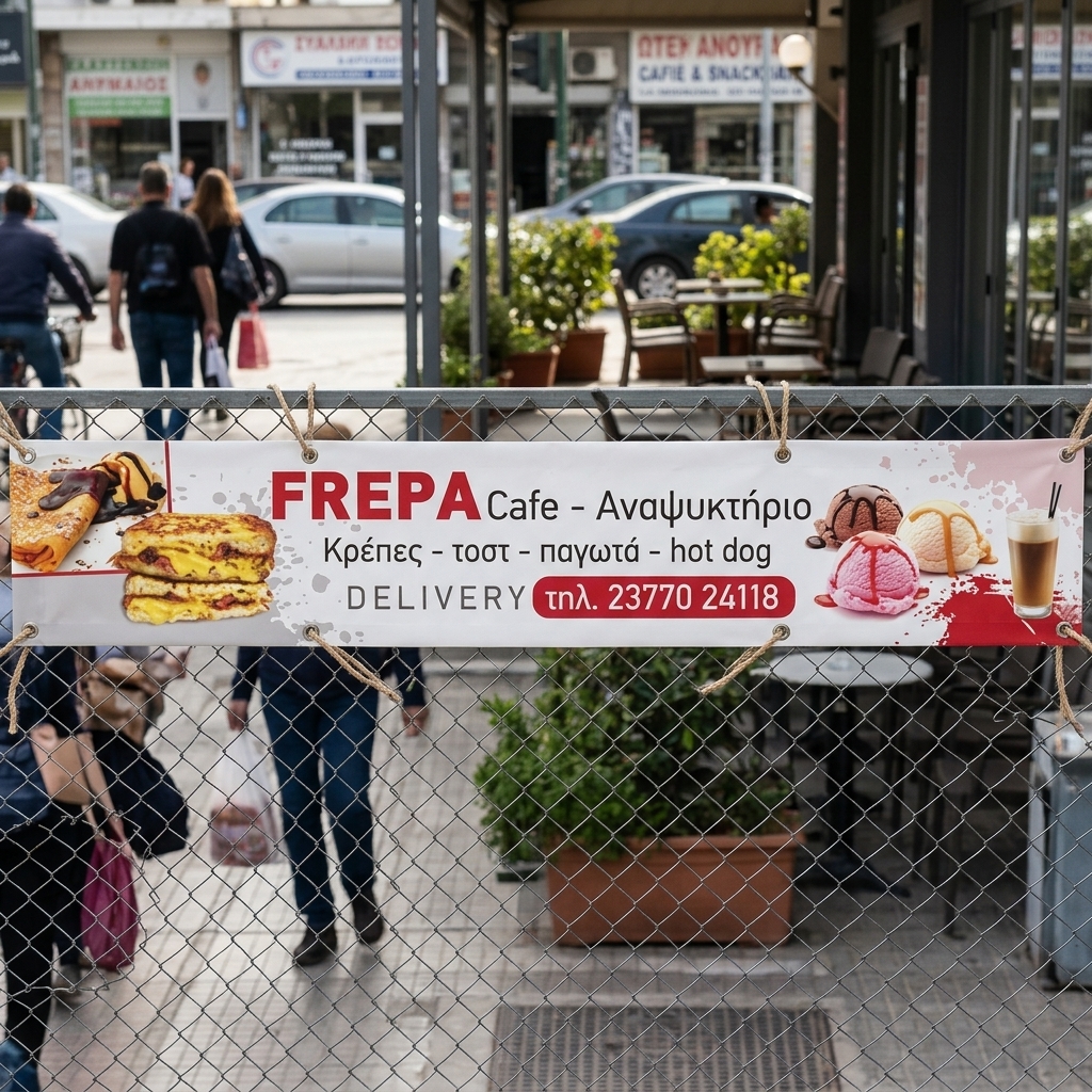    Εκτυπώσεις Banner σε Μουσαμά    Ανακαλύψτε την τέλεια λύση για τις εκτυπώσεις σας με το banner μας, τυπωμένο σε μουσαμά. Το υλικό αυτό είναι εξαιρετικά ανθεκτικό, αδιάβροχο και ιδανικό για εξωτερική χρήση, διασφαλίζοντας μακροχρόνια αντοχή ανεξάρτητα από τις καιρικές συνθήκες.    Η διάταξη του banner είναι σχεδιασμένη με έντονα και ζωντανά χρώματα που τραβούν την προσοχή από μακριά. Χρησιμοποιούμε γραμματοσειρές που είναι ευδιάκριτες και ευανάγνωστες, εξασφαλίζοντας έτσι ότι το μήνυμά σας είναι ορατό και κατανοητό ακόμα και από δύσκολες θέσεις. Οι στρατηγικά τοποθετημένες εικόνες ή γραφικά ενισχύουν την συνολική οπτική απήχηση του banner, κάνοντάς το να ξεχωρίζει.    Η περιμετρική σχεδίαση περιλαμβάνει μπουντούζια ή κρίκους, για εύκολη και ασφαλή τοποθέτηση σε διάφορα σημεία. Επιπλέον, υπάρχει η δυνατότητα γύρισματος στις άκρες για την τοποθέτηση σωλήνα, ενισχύοντας την σταθερότητα κατά την ανάρτηση και διασφαλίζοντας την προστασία του banner από τον αέρα και τις φυσικές φθορές.    Αυτό το banner είναι ιδανικό για πλήθος χρήσεων, όπως:       Προβολή μεγάλων προσφορών σε καταστήματα       Εταιρικές εκδηλώσεις       Διαφημίσεις σε εξωτερικούς χώρους       Αθλητικές εκδηλώσεις       Πολιτικές καμπάνιες       Εκθέσεις προϊόντων       Εσωτερική σήμανση σε εμπορικά κέντρα       Προώθηση φιλανθρωπικών εκδηλώσεων      Η χρήση των     banner    δεν περιορίζεται μόνο σε εκδηλώσεις. Μπορείτε να τα χρησιμοποιήσετε για να κατευθύνετε το κοινό μέσα σε εμπορικά κέντρα ή να επικοινωνήσετε προσφορές σε δημοφιλή μέρη. Οι     εκτυπώσεις    banner είναι αναγκαίες για να αναδείξετε την επιχείρησή σας σε μεγάλες υπαίθριες εκδηλώσεις, πολιτιστικά φεστιβάλ ή για την προώθηση υπηρεσιών σε χώρους αναμονής.    Επικοινωνήστε μαζί μας για να δημιουργήσουμε ένα     banner    προσαρμοσμένο στις ανάγκες σας με τις πιο ανθεκτικές και υψηλής ποιότητας     εκτυπώσεις    ! 