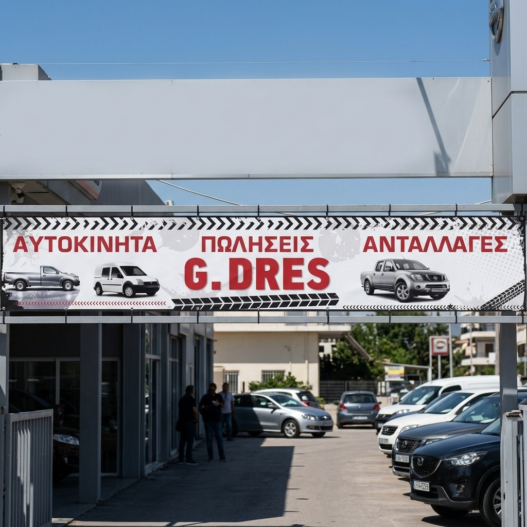    Μουσαμάδες για Banner    Ανακαλύψτε την εκτυπωμένη μαγεία των banners μας με βάση τον μουσαμά! Το banner αυτό είναι ιδανικό για κάθε κατάσταση, συνδυάζοντας ανθεκτικότητα και εντυπωσιακή οπτική παρουσία. Χάρη στα ζωντανά χρώματα και τη σωστή διάταξη (layout), το banner μας ξεχωρίζει από μακριά, προσελκύοντας αμέσως την προσοχή του κοινού.    Η επιλογή γραμματοσειρών είναι προσεκτικά επιλεγμένη, για να διασφαλιστεί η ευκρίνεια και η αναγνωσιμότητα του μηνύματος, ενώ οι λεπτομέρειες στις εικόνες ή τα γραφικά το καθιστούν ελκυστικό και εντυπωσιακό. Όλα τα οπτικά στοιχεία συνεργάζονται αρμονικά για να δημιουργήσουν μια ισχυρή και ελκυστική παρουσίαση.    Το banner μας είναι τυπωμένο σε μουσαμά, ένα υλικό πολύ μεγάλης αντοχής, αδιάβροχο και κατάλληλο για εξωτερική χρήση. Είναι ανθεκτικό στις καιρικές συνθήκες, διασφαλίζοντας ότι η εκτύπωση παραμένει ζωντανή και χωρίς φθορές για μεγάλο χρονικό διάστημα.    Ο πελάτης μπορεί να επιλέξει ανάμεσα σε διάφορες επιλογές τοποθέτησης, όπως περιμετρικά μπουντούζια ή κρίκους, για εύκολη ασφάλιση σε διάφορα σημεία. Επίσης, η δυνατότητα γύρισμα στις άκρες για την τοποθέτηση σωλήνα ενισχύει τη σταθερότητα κατά την ανάρτηση.    Χρήσεις του Banner    Το banner αυτό είναι ιδανικό για:       Προβολή εκδηλώσεων       Εταιρικές εκδηλώσεις       Διαφημίσεις σε εξωτερικούς χώρους       Αθλητικές εκδηλώσεις       Πολιτικές καμπάνιες       Εκθέσεις προϊόντων       Εσωτερική σήμανση σε εμπορικά κέντρα       Προώθηση εποχιακών προϊόντων       Διαφημίσεις σε εκθεσιακά περίπτερα       Σήμανση σε εργαστήρια ή εκπαιδευτικά σεμινάρια      Καθώς το banner μπορεί να χρησιμοποιηθεί σε διάφορες περιπτώσεις, γίνεται απαραίτητο εργαλείο για επαγγελματίες που χρειάζονται εντυπωσιακή ανάρτηση και σημαντική προβολή χώρων ή προϊόντων.    Αφήστε το τυπογραφείο μας να φτιάξει ένα banner προσαρμοσμένο στις ανάγκες σας, με εκτυπώσεις υψηλής ποιότητας που ξεχωρίζουν! Το banner σας περιμένει! 