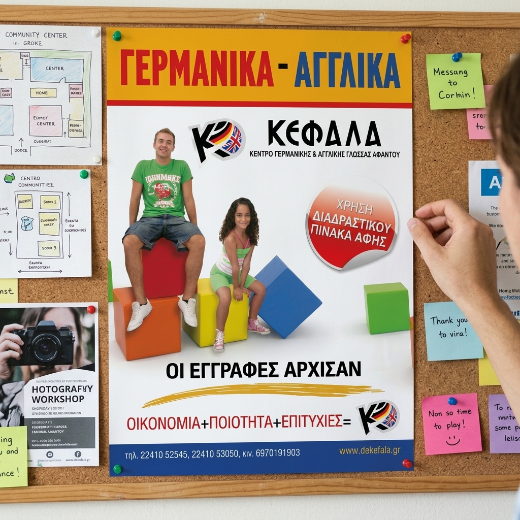    Αφίσα Κωδικός RR75976    Αυτή η εντυπωσιακή     αφίσα    αποτελεί ιδανική επιλογή για κάθε εκδήλωση ή προωθητική καμπάνια. Με ζωντανά χρώματα που τραβούν την προσοχή, η διάταξή της είναι σχεδιασμένη με τέτοιον τρόπο ώστε να καθοδηγεί το βλέμμα του θεατή από το ένα οπτικό στοιχείο στο άλλο. Οι εικόνες και τα γραφικά είναι απολύτως ευδιάκριτα, δημιουργώντας ένα οπτικό αποτέλεσμα που εντυπωσιάζει και προκαλεί το ενδιαφέρον.    Η χρήση λεπτομερών γραμματοσειρών εξασφαλίζει ότι το μήνυμα είναι όχι μόνο ευανάγνωστο αλλά και οπτικά ελκυστικό. Οι καλά επιλεγμένες γραμματοσειρές προσθέτουν έναν επαγγελματικό αέρα στην     αφίσα    , κάνοντάς την ιδανική για κάθε επαγγελματική εφαρμογή.    Για την εκτύπωση αυτής της     αφίσας    , χρησιμοποιούμε χαρτί υψηλής ποιότητας που αντέχει σε υγρασία και καιρικές συνθήκες, διασφαλίζοντας ότι η αντοχή της είναι εξαιρετική και η εμφάνισή της παραμένει άψογη για μεγάλο χρονικό διάστημα. Αυτό το ανθεκτικό υλικό διασφαλίζει ότι οι     εκτυπώσεις    σας θα διατηρηθούν χωρίς φθορές, είτε χρησιμοποιούνται εσωτερικά είτε εξωτερικά.    Έχουμε τη δυνατότητα να προσαρμόσουμε την     αφίσα    σε διάφορα μεγέθη, από μικρές διαφημιστικές αφίσες έως μεγάλες προβολές που είναι ιδανικές για τοίχους. Ο πελάτης μπορεί να προσθέσει τα εταιρικά του χρώματα, λογότυπα και προσαρμοσμένο περιεχόμενο, κάνοντάς την μοναδική και αποκλειστική.    Οι     αφίσες    αυτές είναι κατάλληλες για επαγγελματίες πελάτες που επιθυμούν να προωθήσουν εκδηλώσεις, διαφημίσεις ή να τις χρησιμοποιήσουν σε δημόσιους χώρους. Ιδανικές για διαφήμιση συναυλιών, καλλιτεχνικών εκδηλώσεων, προώθηση εμπορικών προϊόντων, ανακοινώσεις τοπικών φεστιβάλ και πολλά άλλα.    Η εκτύπωση αφισών είναι απαραίτητη και σε περιπτώσεις όπως: εταιρικές εκθέσεις, σήμανση σε εμπορικά κέντρα, διαφημίσεις σε τοπικές αγορές και επιχειρήσεις, προώθηση αθλητικών γεγονότων, καθώς και εκστρατείες κοινωνικής ευαισθητοποίησης.    Αφήστε τις     εκτυπώσεις    μας να κάνουν τη διαφορά στην προώθηση των προϊόντων και υπηρεσιών σας! Το τυπογραφείο μας είναι έτοιμο να δημιουργήσει μια     αφίσα    που να ανταποκρίνεται απόλυτα στις 