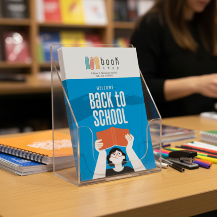  	  Φυλλάδιο 14x21  	  Ανακαλύψτε το     flyer    14x21 με μοναδική σχεδίαση και υψηλή ποιότητα εκτύπωσης. Τα έντονα χρώματα που χρησιμοποιούνται αναδεικνύουν την πληροφορία και προσελκύουν την προσοχή του κοινού. Η διάταξη του περιεχομένου είναι στρατηγικά σχεδιασμένη για να είναι ευανάγνωστη και ελκυστική, συνδυάζοντας εικόνες και κείμενα με ευχάριστο τρόπο.  	  		   Διαστάσεις 14x21 εκ.    		   Εκτύπωση σε δύο όψεις    		   Ψηφιακή εκτύπωση    		   Χαρτί 170γρ   	 	  Το     flyer    αυτό είναι ιδανικό για προώθηση προσφορών, διαφημιστικών καμπανιών, ή ενημέρωσης του κοινού για εκδηλώσεις. Η σαφήνεια του κειμένου σε συνδυασμό με την στρατηγική χρήση των εικόνων διασφαλίζει ότι το μήνυμα της επιχείρησής σας φτάνει με αποτελεσματικότητα στους πελάτες. Αυτό το     flyer    είναι επίσης εξαιρετικό για προωθήσεις σε σούπερ μάρκετ ή για την προβολή νέων προϊόντων.  	  Είτε για εταιρικές ενημερώσεις, είτε για προγράμματα χορού, είτε για προσφέροντας κουπόνια έκπτωσης, το φυλλάδιο 14x21 είναι η τέλεια επιλογή για κάθε επαγγελματία.  	  Μπορούμε να τυπώσουμε από δική σας έτοιμη μακέτα ή να σχεδιάσουμε για εσάς το έντυπο που χρειάζεστε.  	  Η εκτύπωση των εντύπων μπορεί να είναι είτε ψηφιακή είτε offset ανάλογα τα τεμάχια και τις απαιτήσεις της μακέτας.  	 	     Ζητήστε μας μια προσφορά για τα έντυπα σας, σήμερα.    